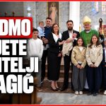 Vratili su se iz Njemačke i osnovali veliku obitelj: U Podhumu kršten njihov sedmi mališan